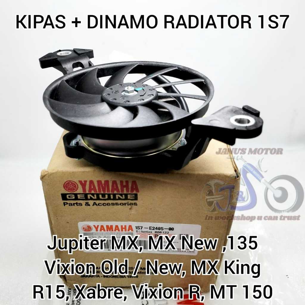 Kipas Dinamo radiator YAMAHA JUPITER MX , MX 135 , VIXION OLD NEW Kualitas original ygp asli ori