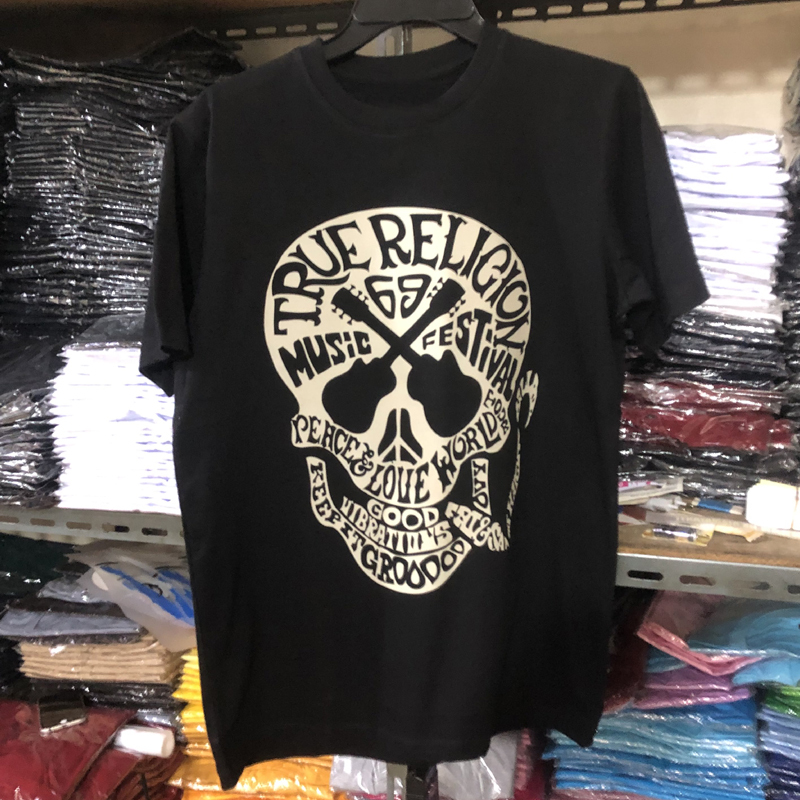 Kaos True Religion Jeans & Clothing Tshirt 100% Cotton