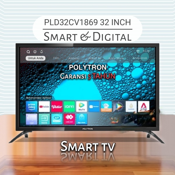 SMART LITE TV Polytron PLD-32CV1869S/SMART TV ANDROID/LED TV SMART /TV SMART