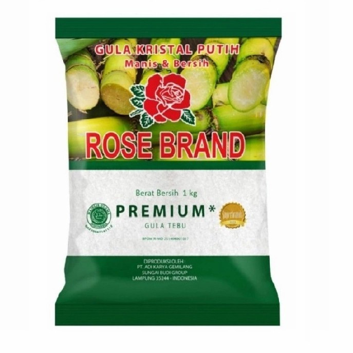 

gula pasir rose brand hijau 1 kg