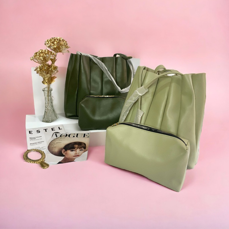 Tote Bag lipat-lipat/tas wanita