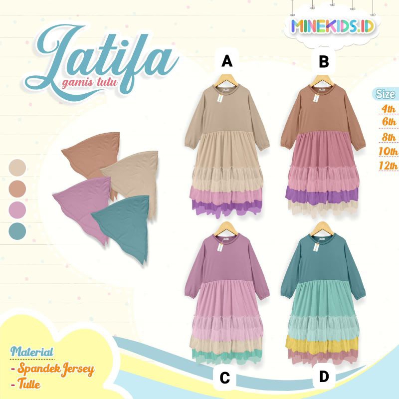 Latifa Gamis set By Minekids