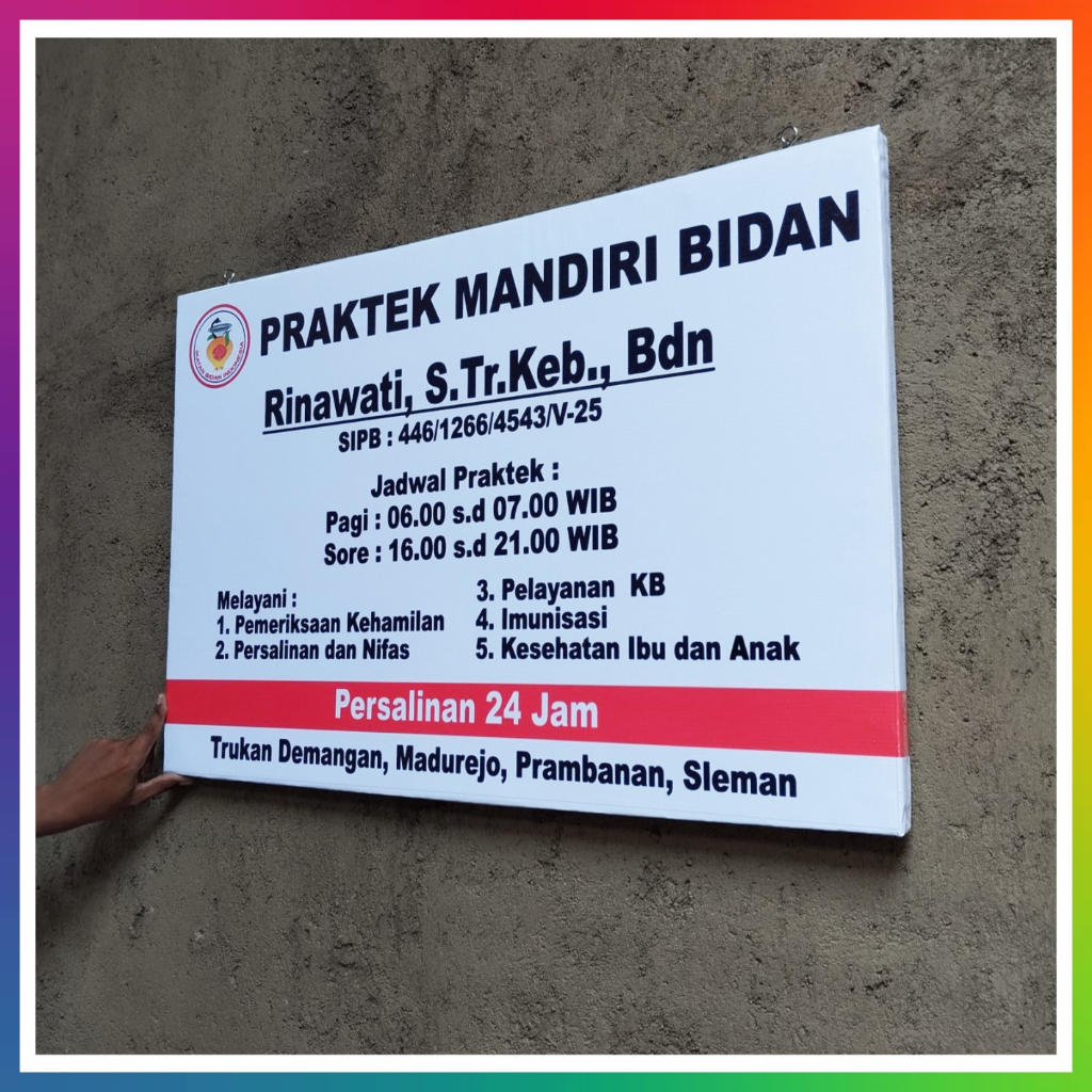 

PAPAN NAMA BIDAN