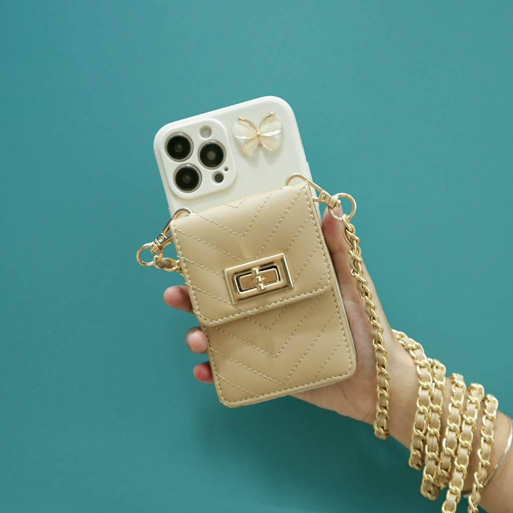 Kesing HP Dompet Tas + Sling Case [SSL] For Vivo  V29 V29E Y17S Y20 Y20S Y12S Y22 Y16 Y02 Y35 Y16 Y2