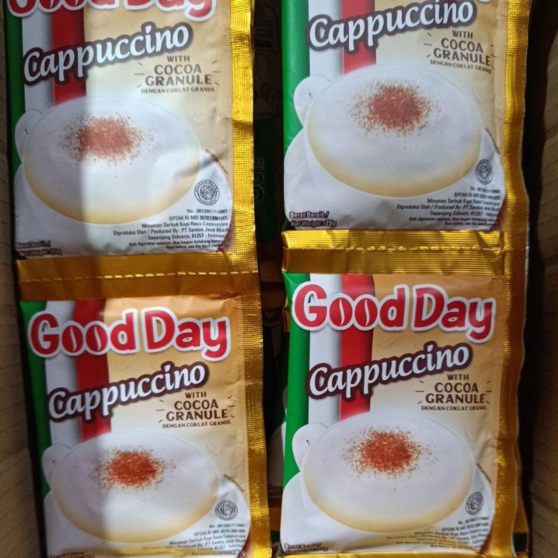 

Good day cappucino sachet