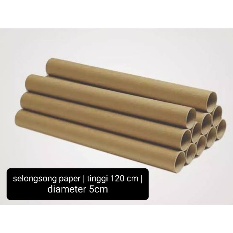 

selongsong paper | tinggi 120cm | dimeter 6cm tanpa bubble wrap
