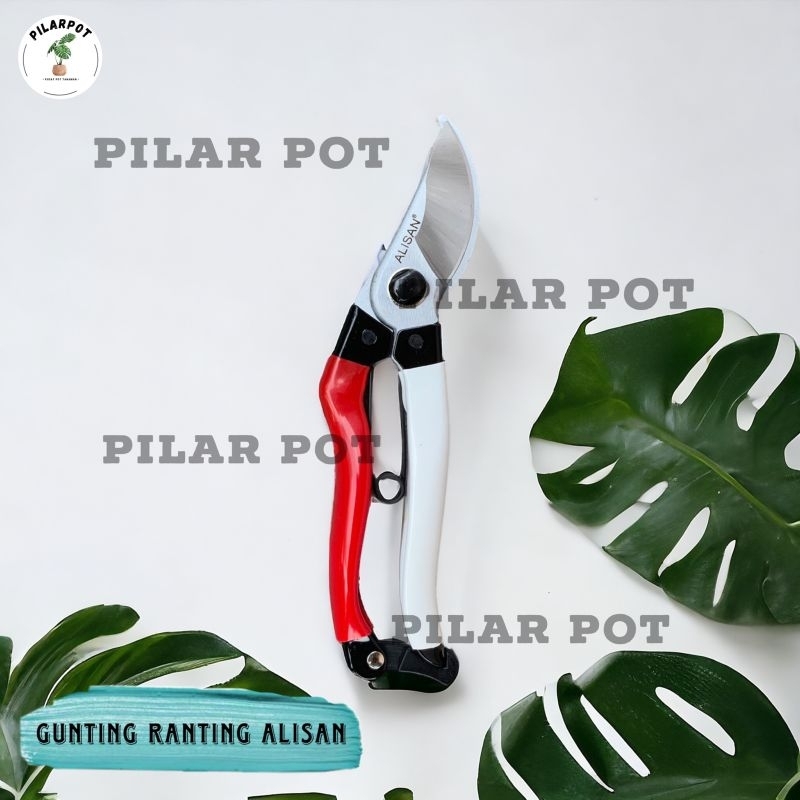 GUNTING DAHAN RANTING KAYU BATANG TANAMAN - GUNTING ALISAN 103 MERAH PUTIH
