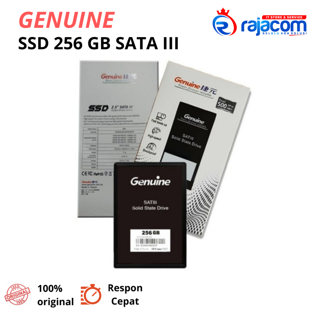 Genuine SSD 256GB Sata III 2.5" Inch | Ssd Genuine 256Gb Sata