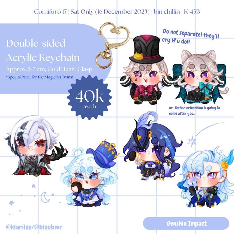 Acrylic Keychain Genshin Impact - Fontaine