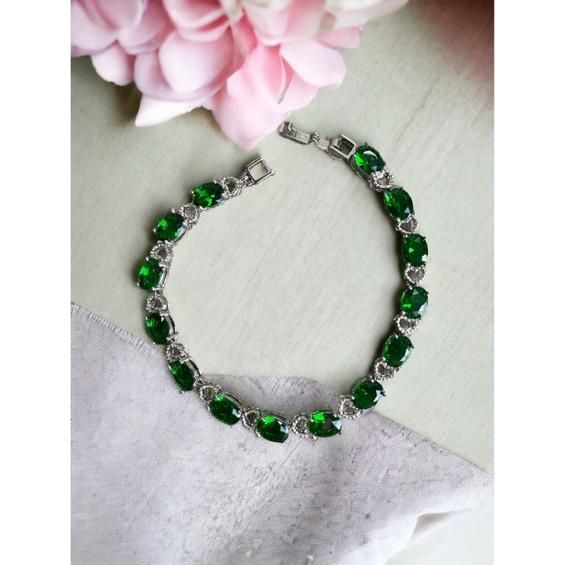 Gelang Batu Permata Tahan Karat. Model 009