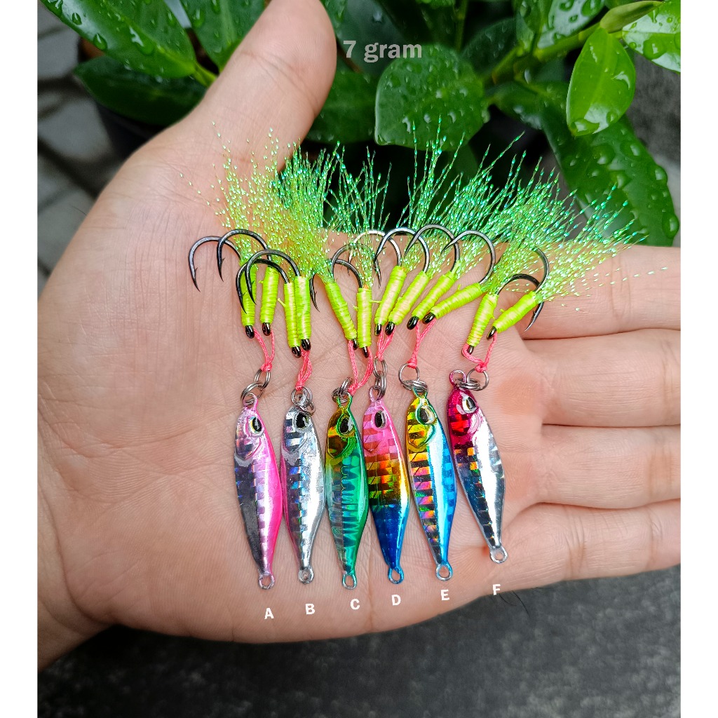 Lure Micro Jig 7 gram Copy Tetra - Umpan Pancing Jigging - Metal jig UL