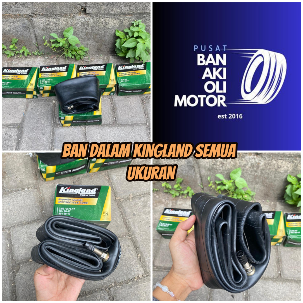 BAN DALAM MERK KINGLAND SEMUA UKURAN RING 14 RING 17 || BAN DALAM MOTOR MERK KINGLAND