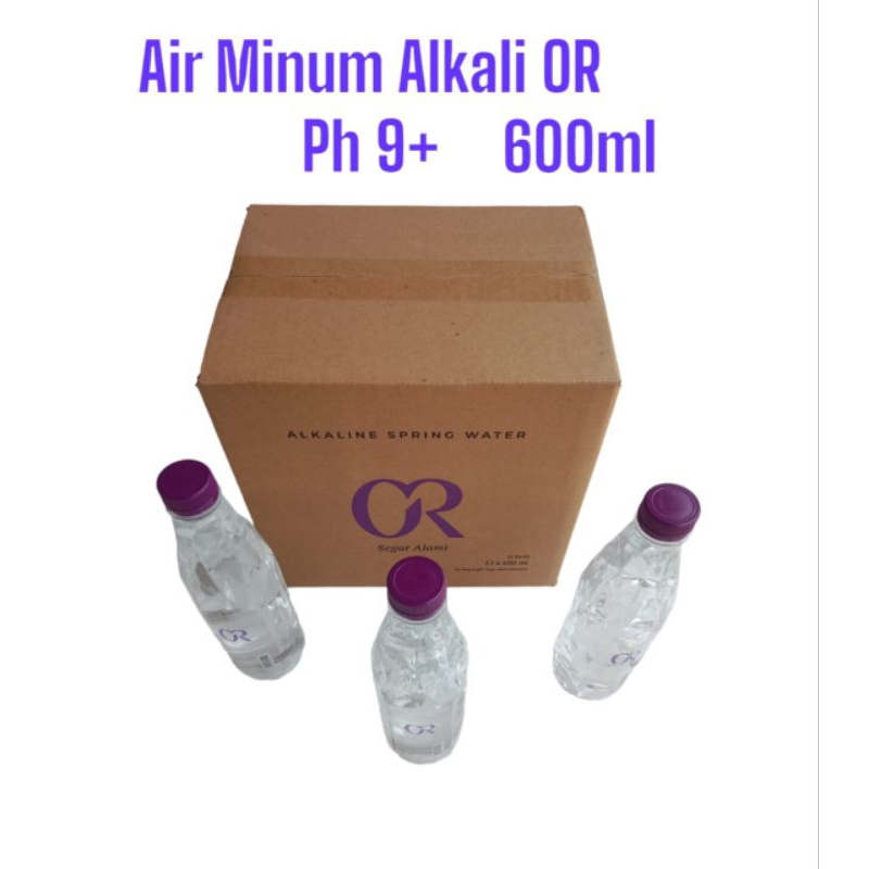 

ALKALI WATER OR MURNI TANPA TREATMENT BOTOL 600 ML
