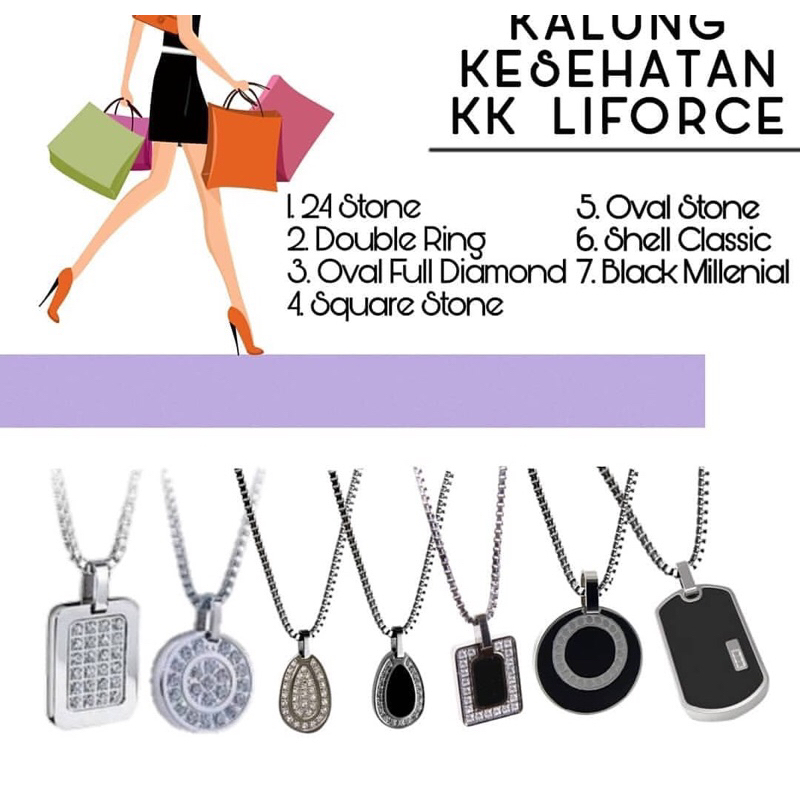 Kalung kesehatan KK liforce Kalung Anti Radiasi