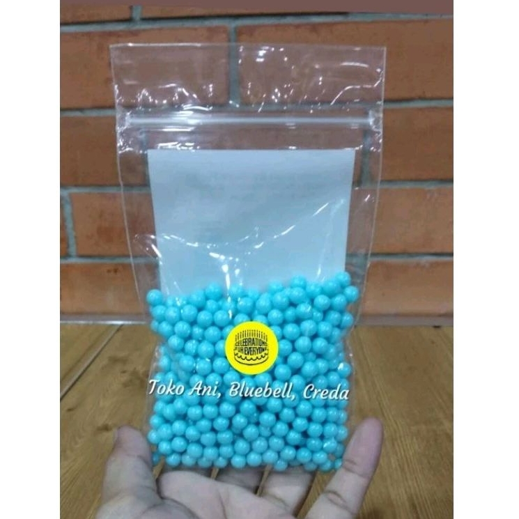 

Sprinkle Sugar Pearl Blue 7mm , Pack 100gr ( 055-50303-R1 )