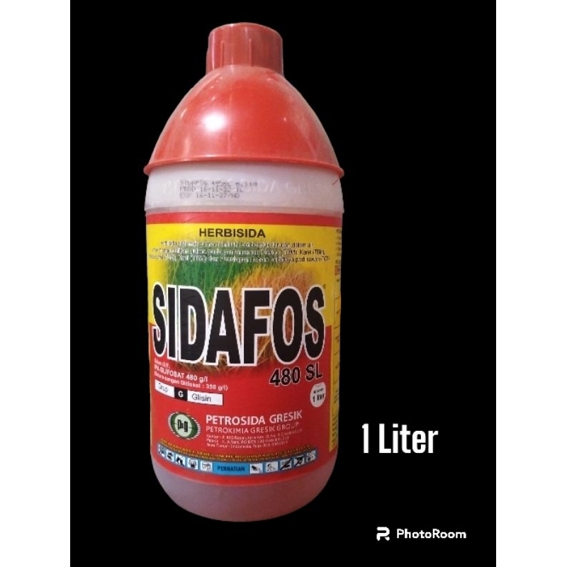 SIDAFOS 480SL 1L + BONUS KAOS - HERBISIDA SISTEMIK RACUN RUMPUT LIAR