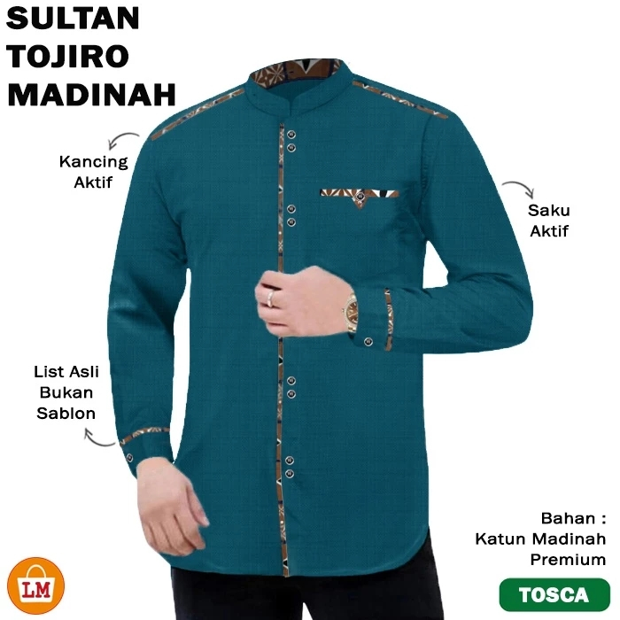 RADJA - BAJU KOKO KEMEJA KURTA UKURAN S M L XL XXL 3XL JUMBO PRIA LAKI LAKI DEWASA BAPAK BAPAK ANAK 