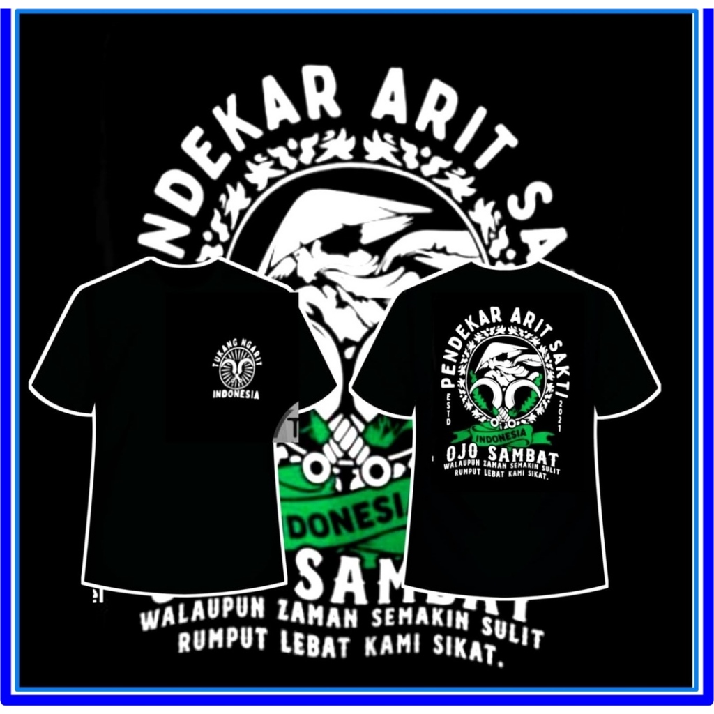 Kaos Pendekar Arit Sakti Tukang Ngarit Suket Njembrung Kami Basmi perguruan arit sakti kaos PASUKAN 