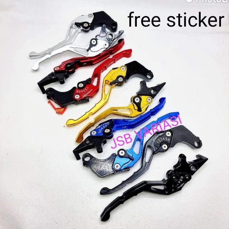 Handle crf 150 / Tiger / Sonic / Cbr / Megapro / Verza , Variasi Stelan / Handle Rem Kopling crf / T