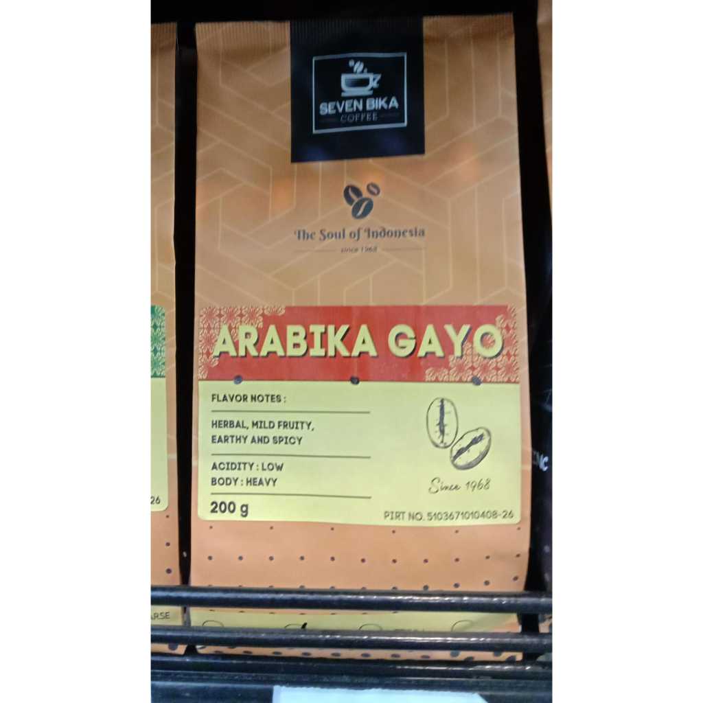 

Seven bika Arabika Gayo 200g