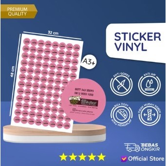 

rint Sticker - Cetak stiker vinyl A3+ laminasi Glossy dan laminasi Doff + Kiss cut