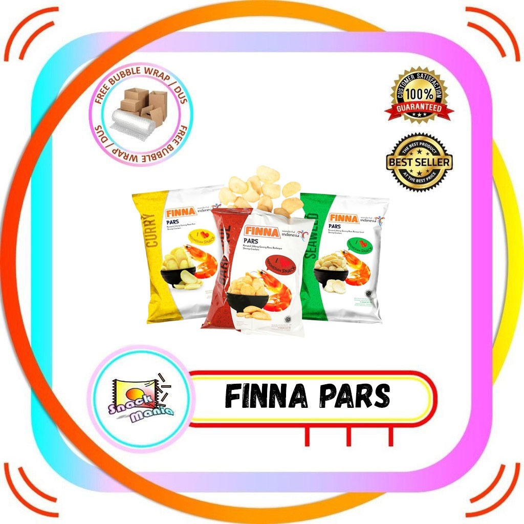 

Finna Pars Snack Kerupuk Udang ~ 40 gr