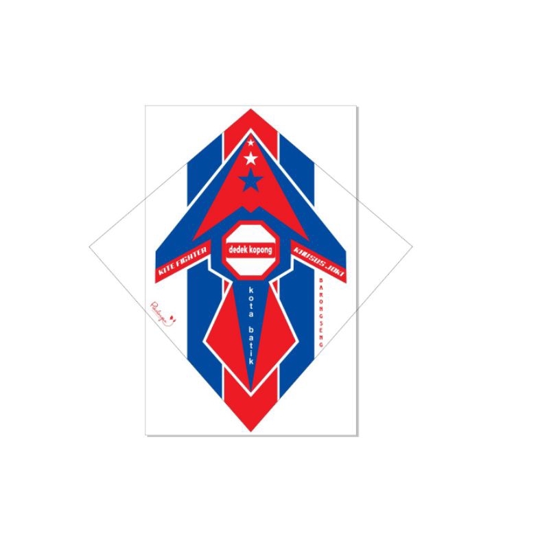 kertas layangan Sukhoi 100 lembar /kertas murah/kertas lomba/hanya kertas bukan layangan jadi