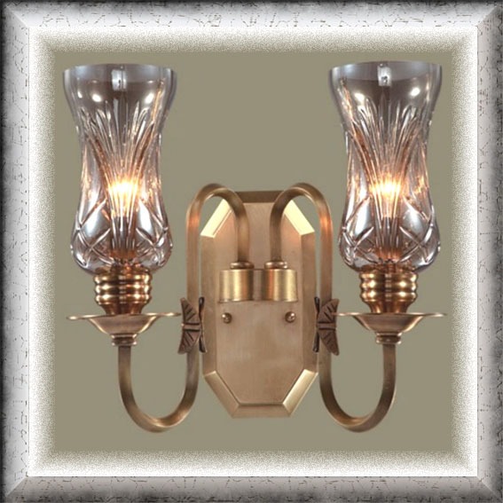 Lampu Hias Dinding Tembaga Classic modern Crystal Mediteranian minimalis elegan lighting living dini