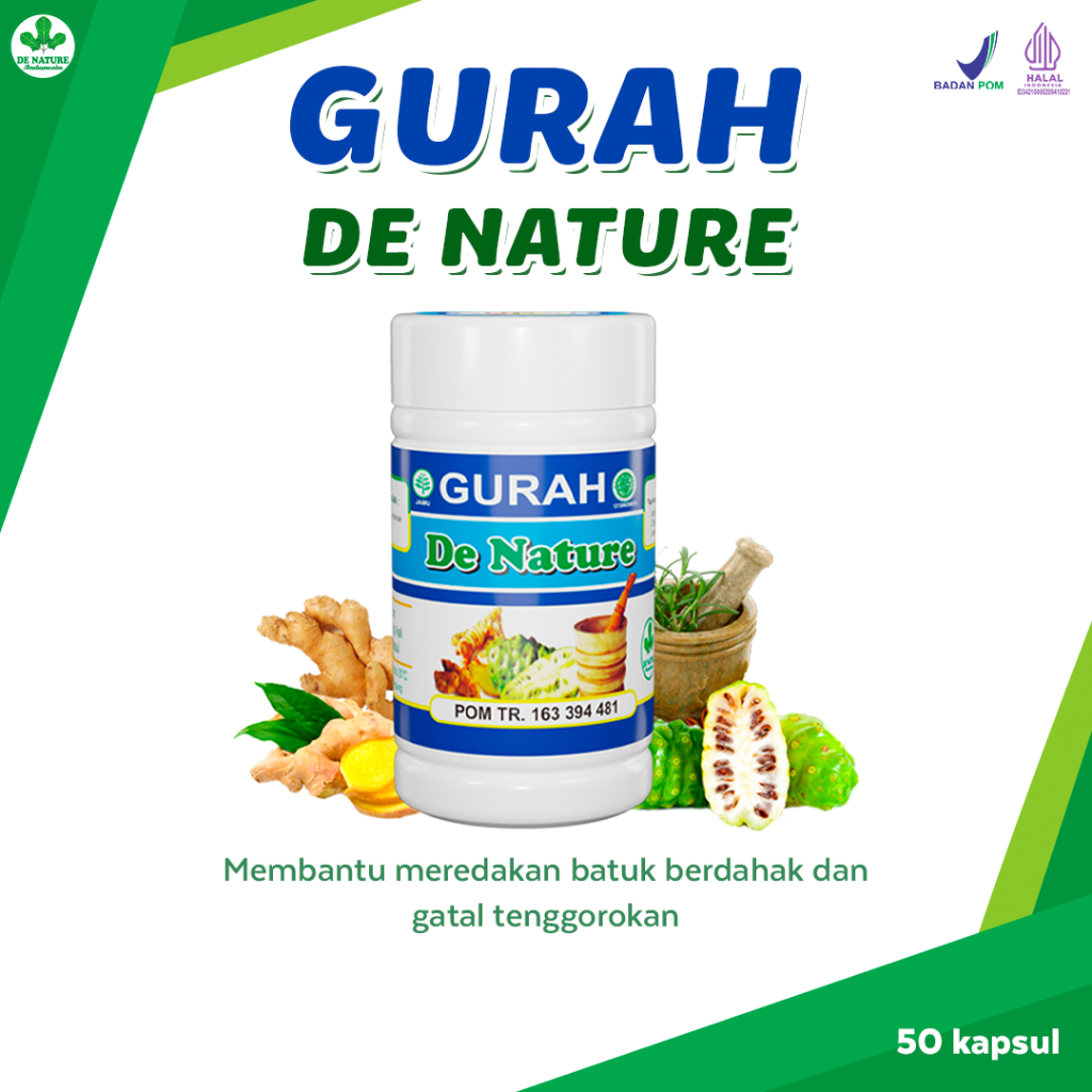 Obat Gurah Suara Gurah De Nature Asli Mengobati Suara Serak