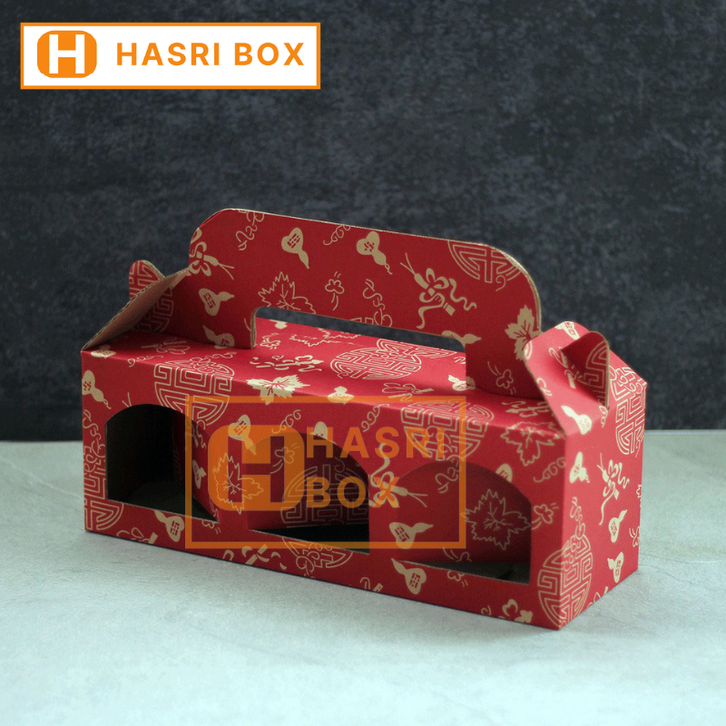 

( 10pcs ) Box Jinjing Toples Jar 600ml Isi 3 Imlek Cny Dus Kue Kering Toples Tabung Kotak Packaging Hampers Parcel Sincia Chinese New Year