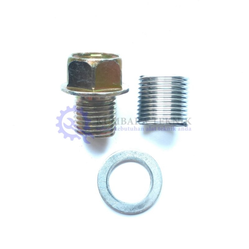 BAUT 19 KUNCI 17 TUTUP OLI OVERSIZE SET RECOIL M14 STAINLESS STEEL