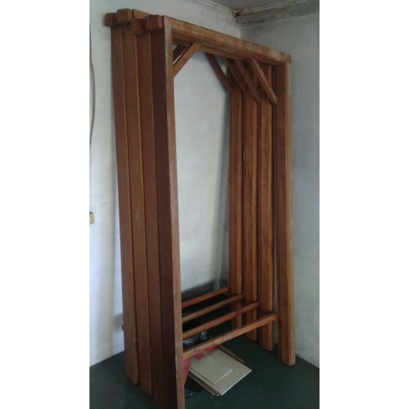 kusen pintu kayu bengkirai murah
