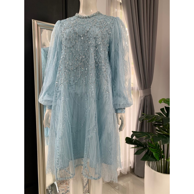 claya tunik baby blue