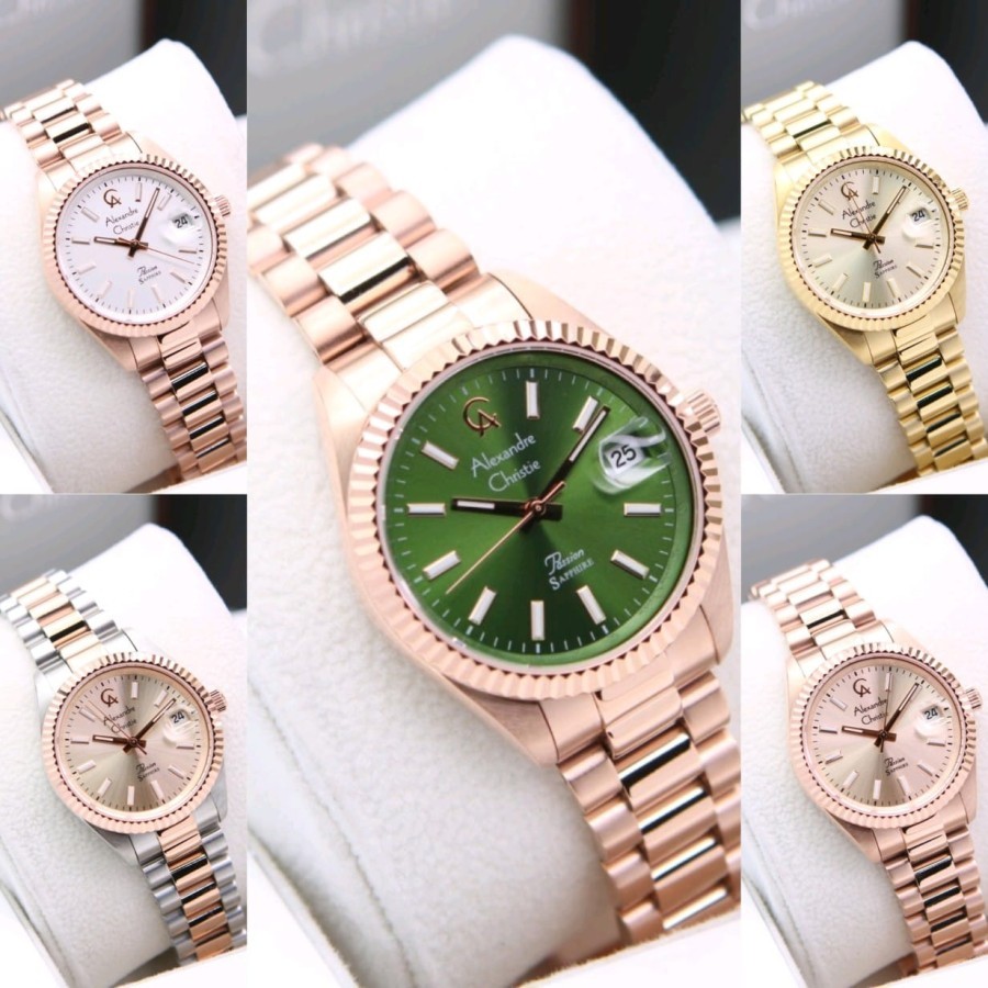 JAM TANGAN WANITA ALEXANDRE CHRISTIE AC 5016 AC5016 SAPPHIRE ORIGINAL