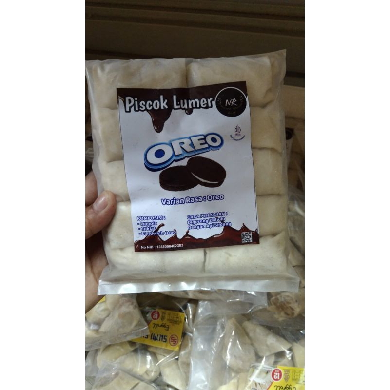 

Piscok lumer Oreo isi 10