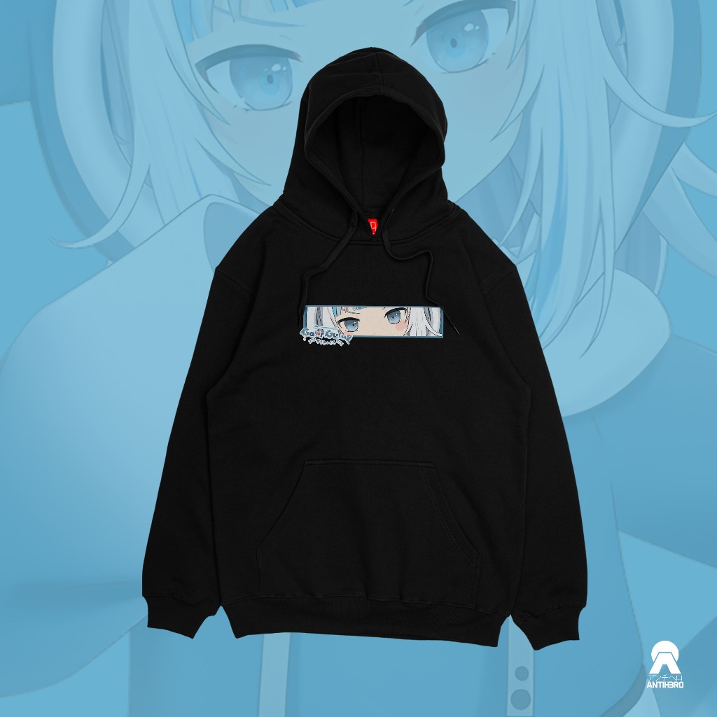 Hoodie Gawr Gura Shark Hololive Holo EN Myth Vtuber Streamer Antihero Cloth