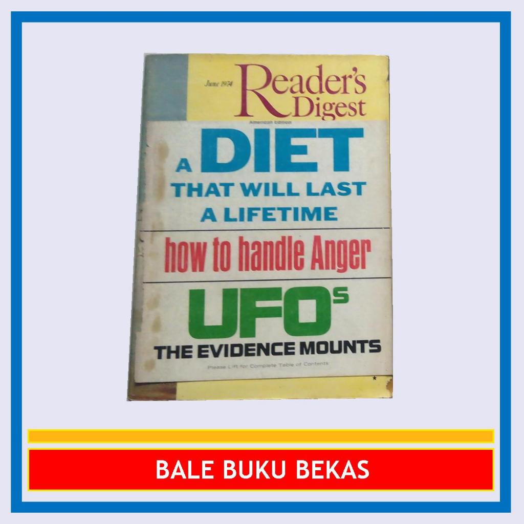 MAJALAH ORI READER'S DIGEST MAGAZINE, JUNE 1974