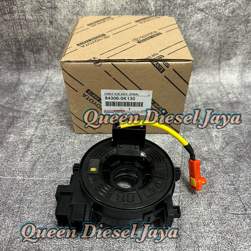 Cable Sub Assy Kabel Spiral Klakson Hilux Revo 2GD 2016 Ke atas 84306-0K130