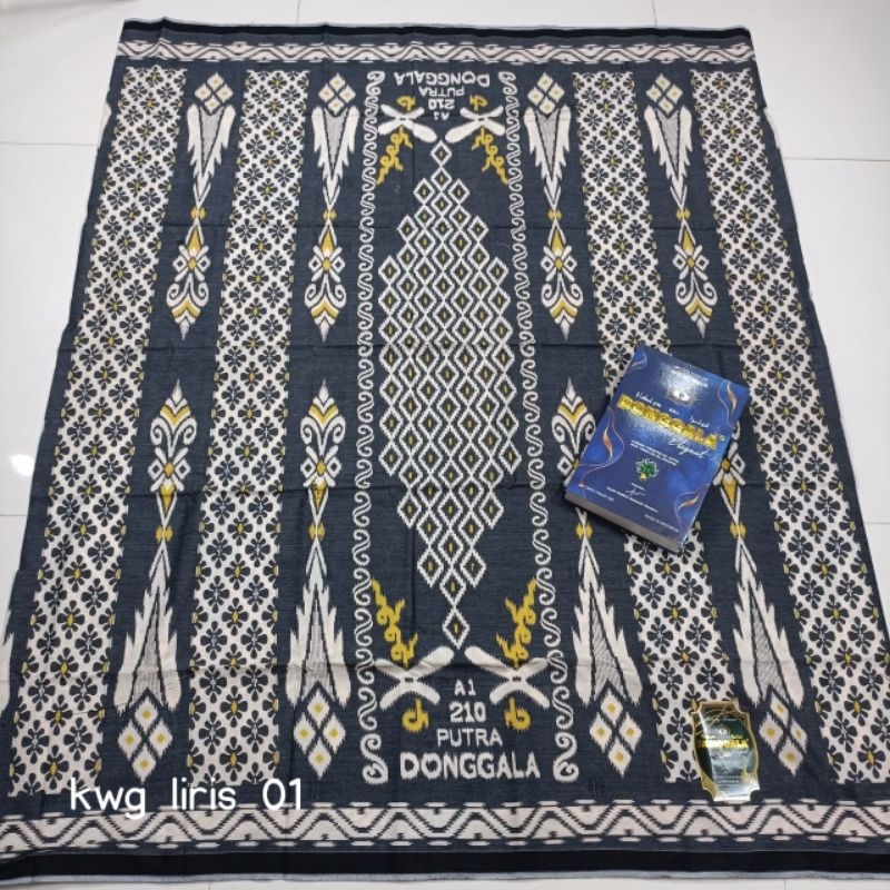 SARUNG PUTRA DONGGALA ELEGANT A1 210 // SARUNG DONGGALA KAWUNG ORIGINAL