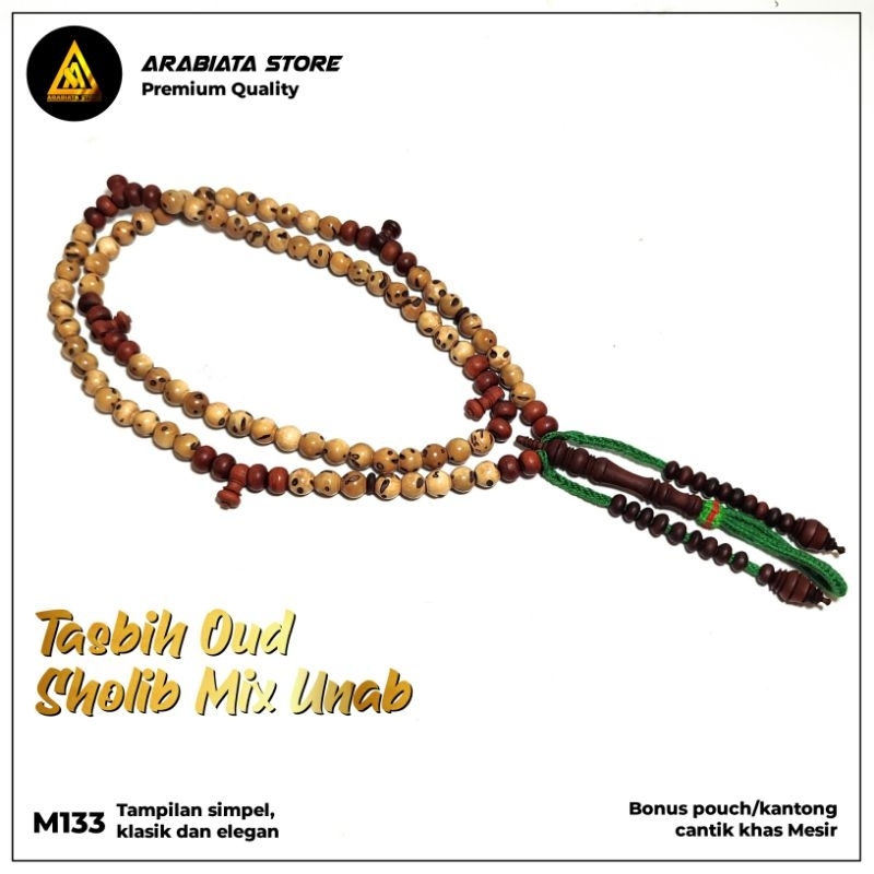 Tasbih Unab Maroko mix Oud Sholib Original Setting Tasbih Tijani