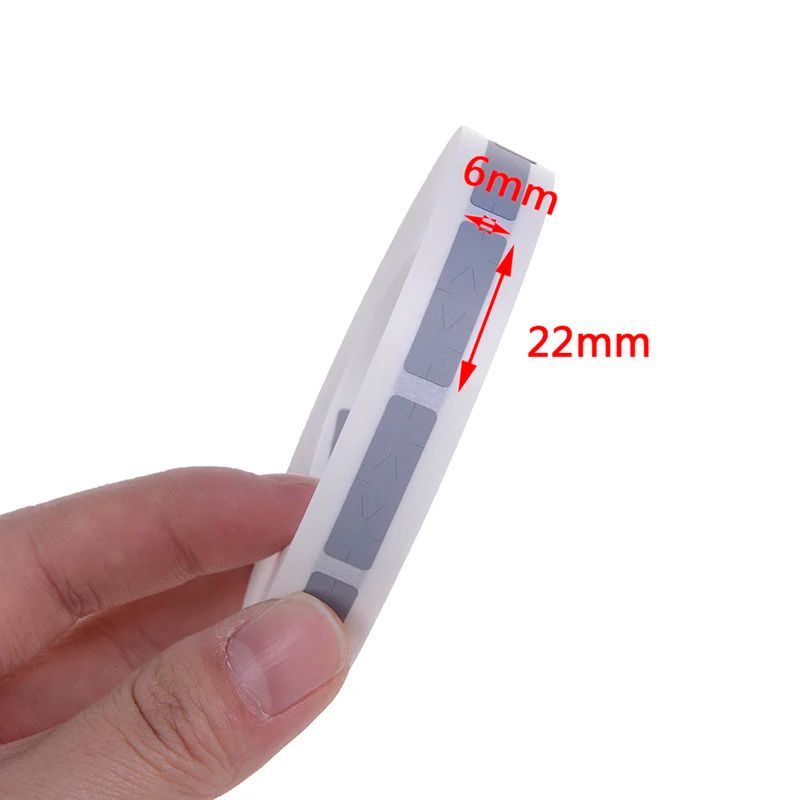 

Ay00! 1000pcs Scratch Off Pin Label Sticker Label Gosok Scratch Stiker Uk 6 X 22mm