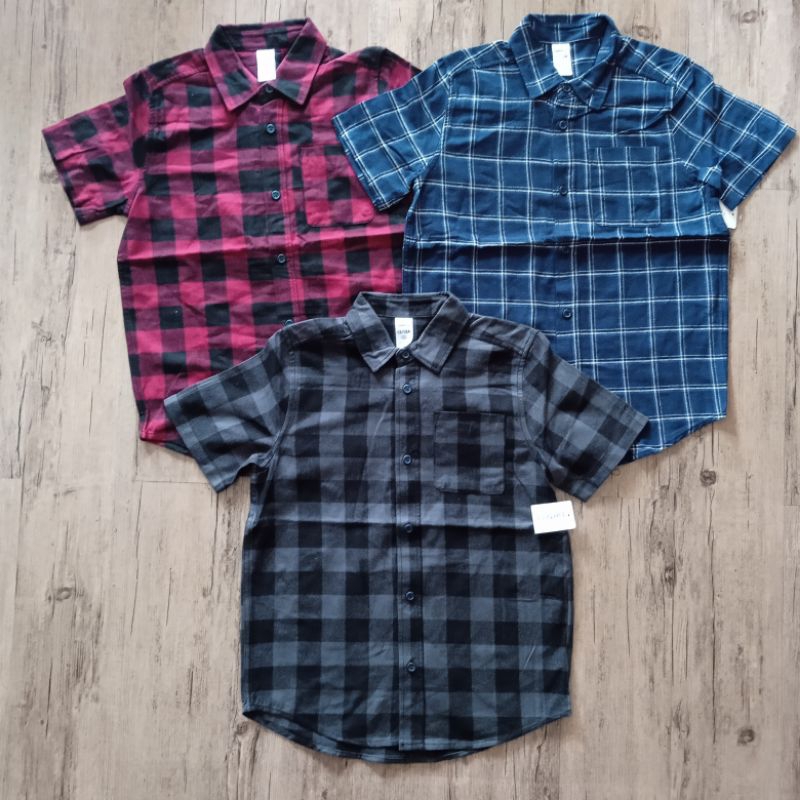 KEMEJA FLANEL OSHKOSH ANAK LAKI-LAKI