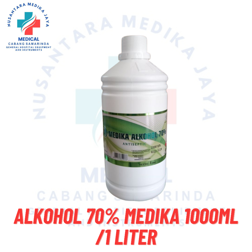 Medika Alkohol 70% 1 Liter // Alkohol Medika 70% Medika antiseptic