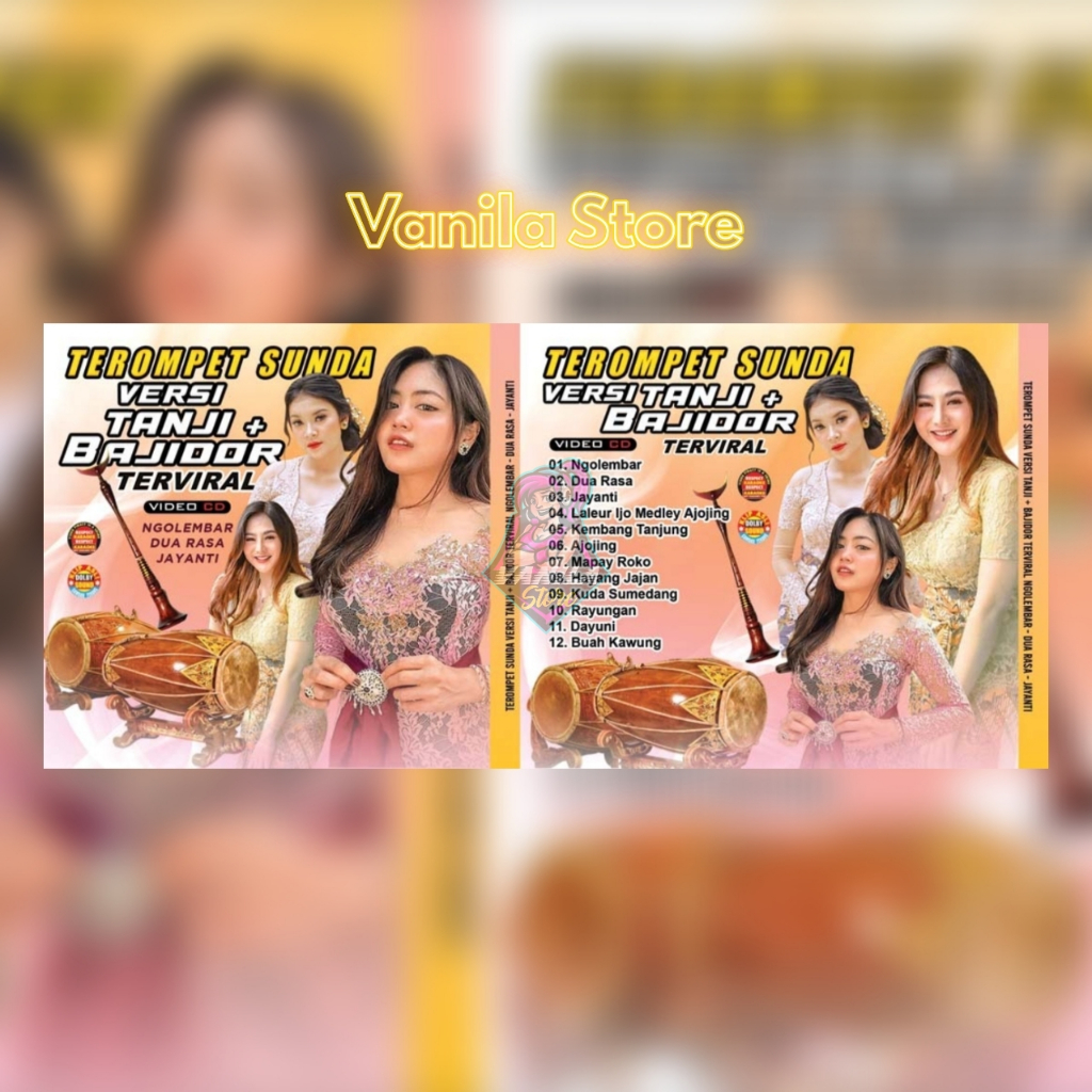 Kaset Video CD (VCD) Lagu Terompet Sunda Versi Tanji + Bajidor