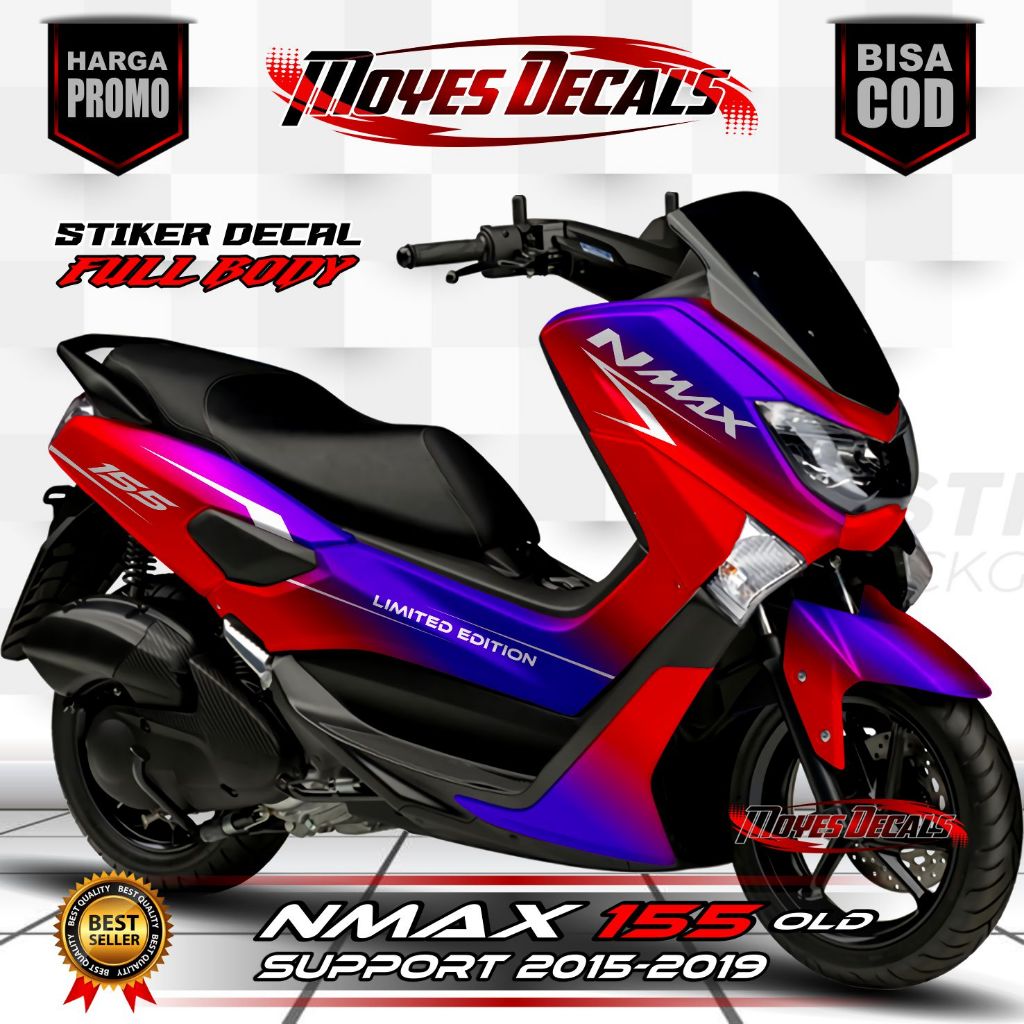 Decal NMAX Old Stiker Fullbody //Motif Bunglon 2015 2016 2017 2018 2019 2019
