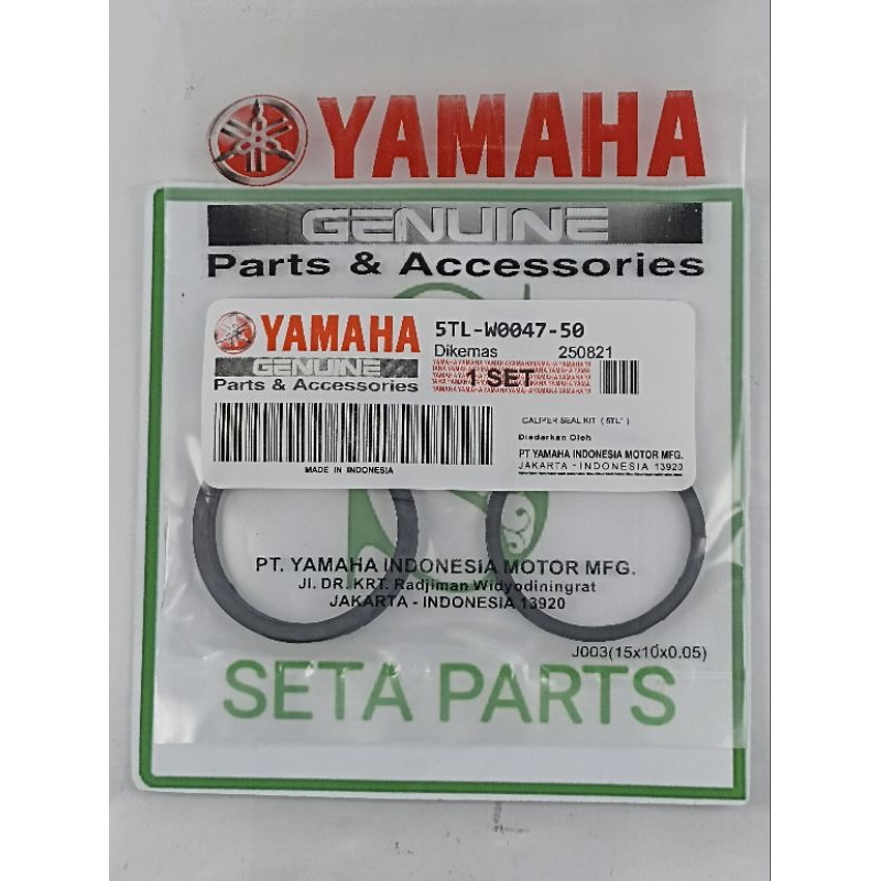 Seal Set Kaliper Cakram Depan Yamaha Mio M3 J Smile Sporty Jupiter mx lama old Z Vega ZR 5TL Karet K