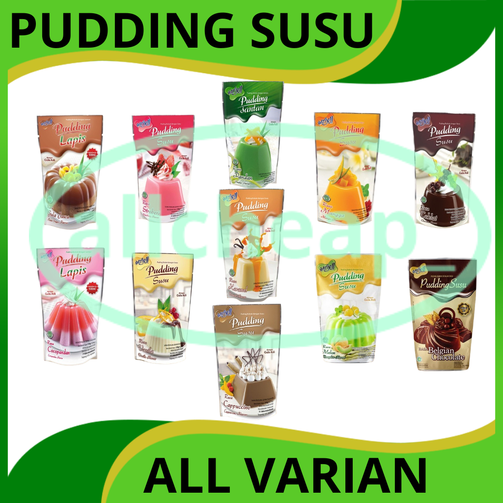 

nutrijel PUDING SUSU dan SANTAN flavour 145gr (5.11oz)