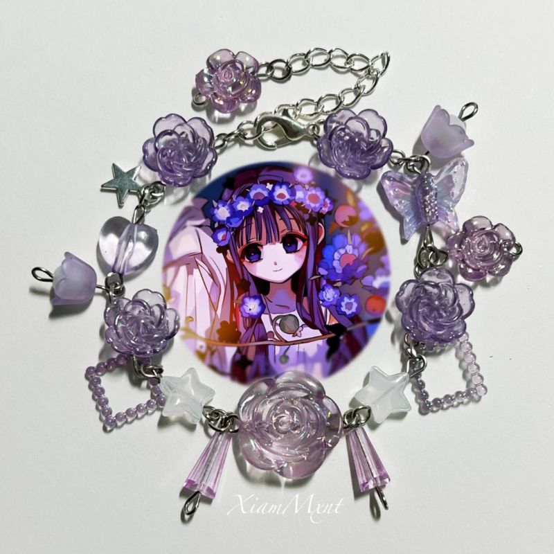 Xiammxnt's Aoi Akane beaded bracelet (Tbhk)