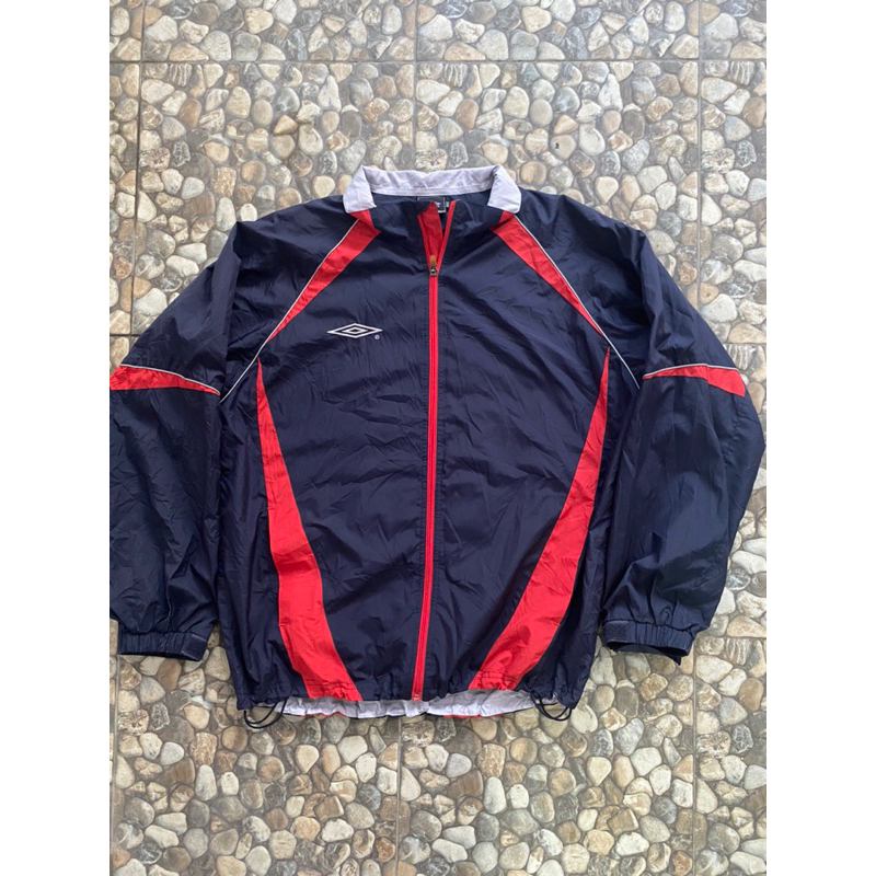 windbreaker jacket vintage colourblock umbro