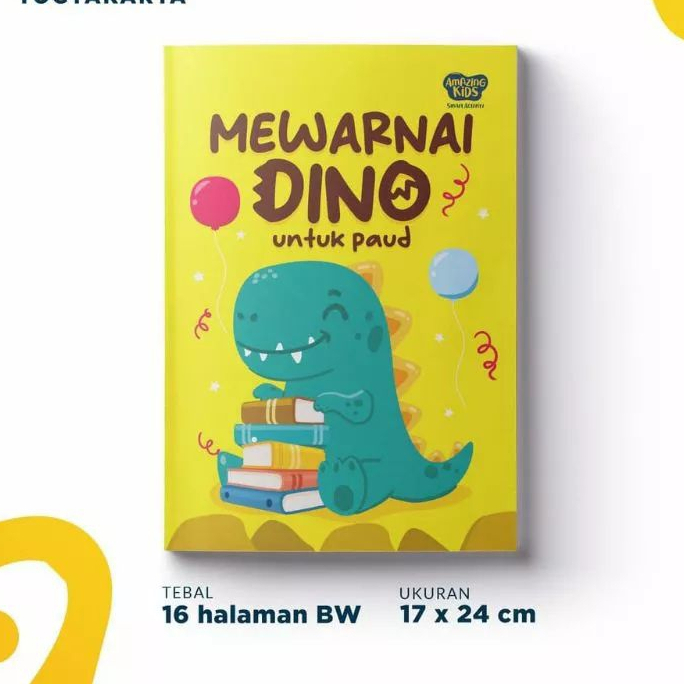 

Amazing Kids Mewarnai Dino Untuk Paud / Buku Mewarnai Amazing kids